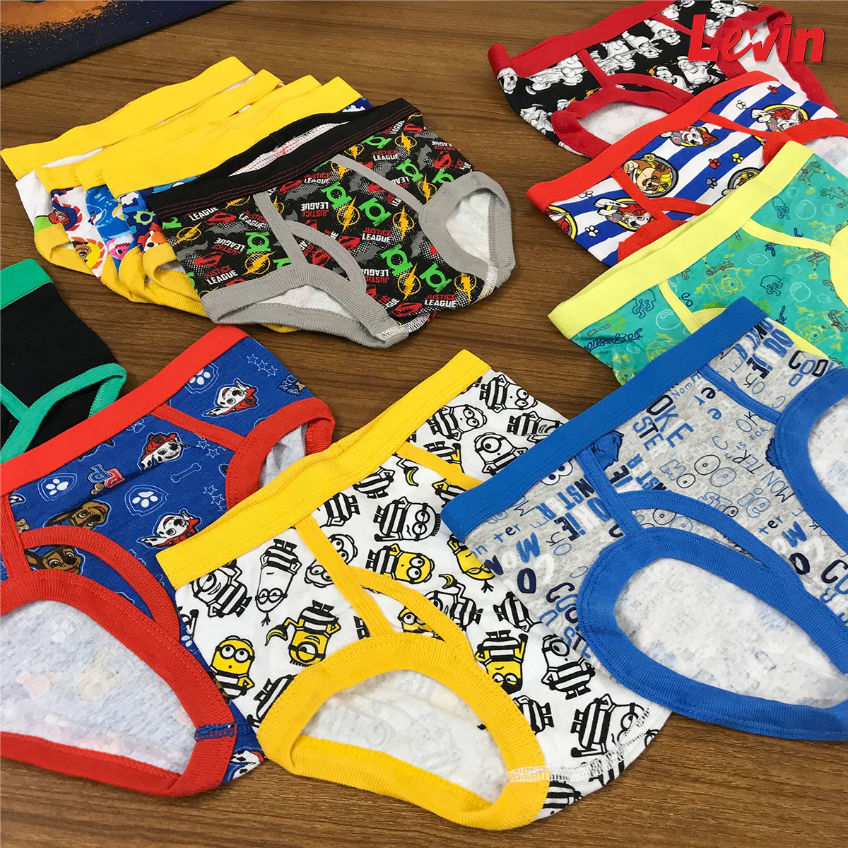 Pack of 5 Assorted Multicolor Soft Ribbed Boys Underwear - Image 11