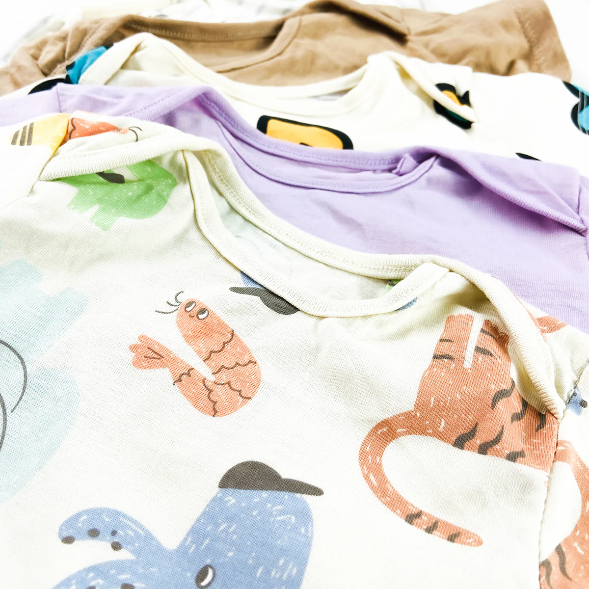 Pack of 5 Baby Short Sleeve Cotton Bodysuits Romper - Image 5