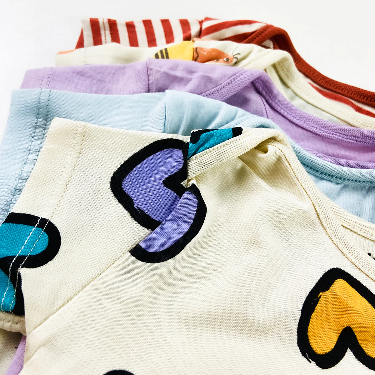 Pack of 5 Baby Short Sleeve Cotton Bodysuits Romper - Image 8