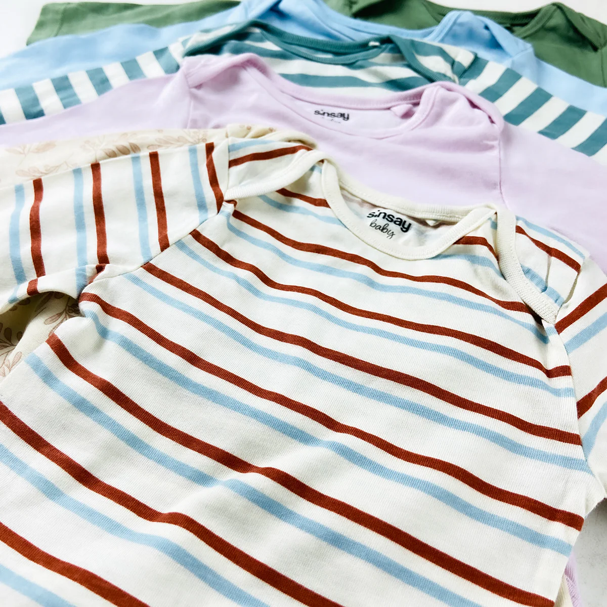 Pack of 5 Baby Full Sleeve Cotton Bodysuits Romper - Image 5