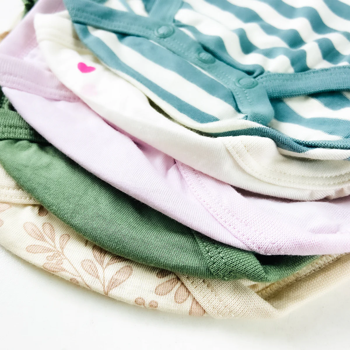 Pack of 5 Baby Full Sleeve Cotton Bodysuits Romper - Image 6