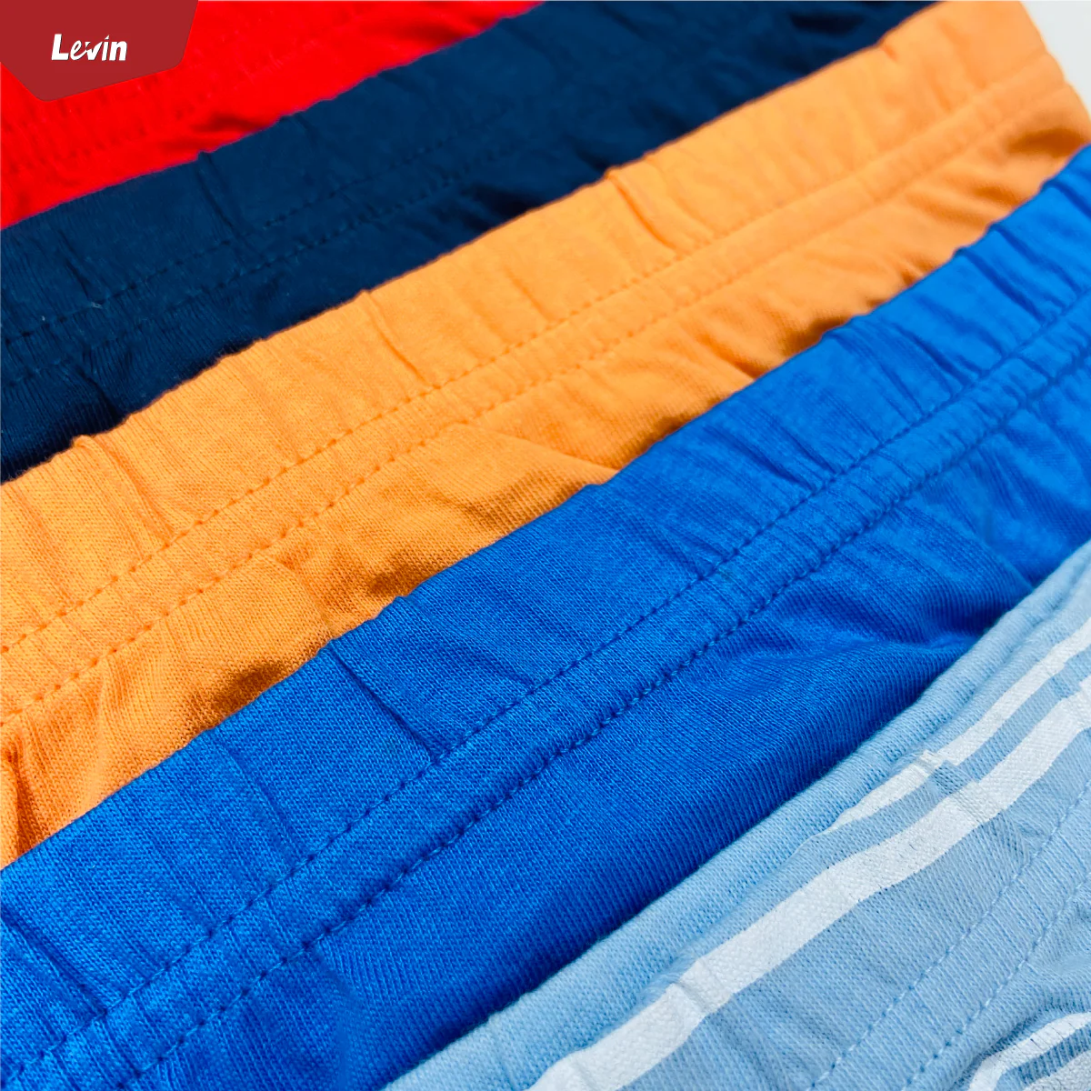 Pack of 5 Assorted Multicolor Cotton Boys Brief - Image 23