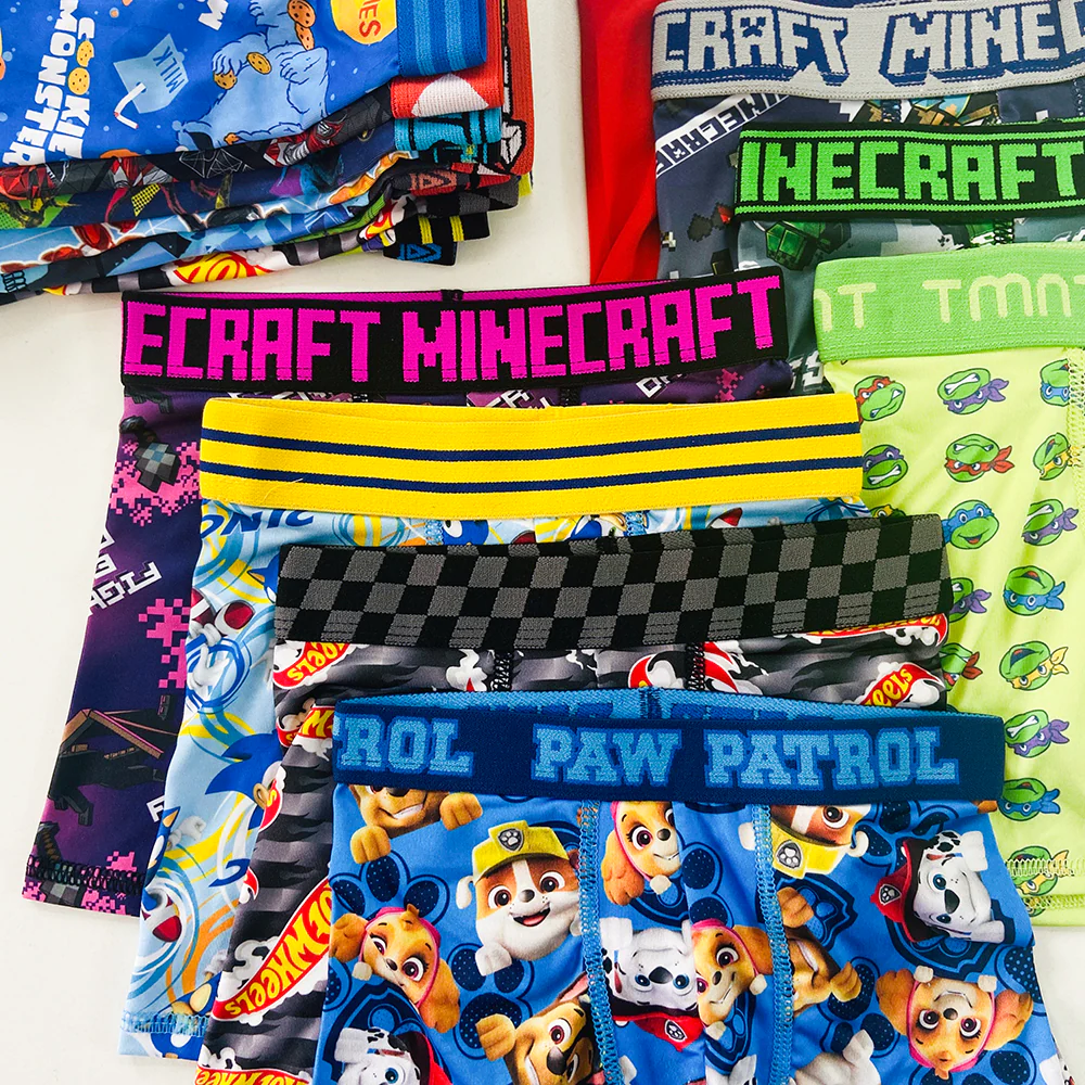 Pack of 5 Boys Printed Boxer Brief Underwear - Image 13