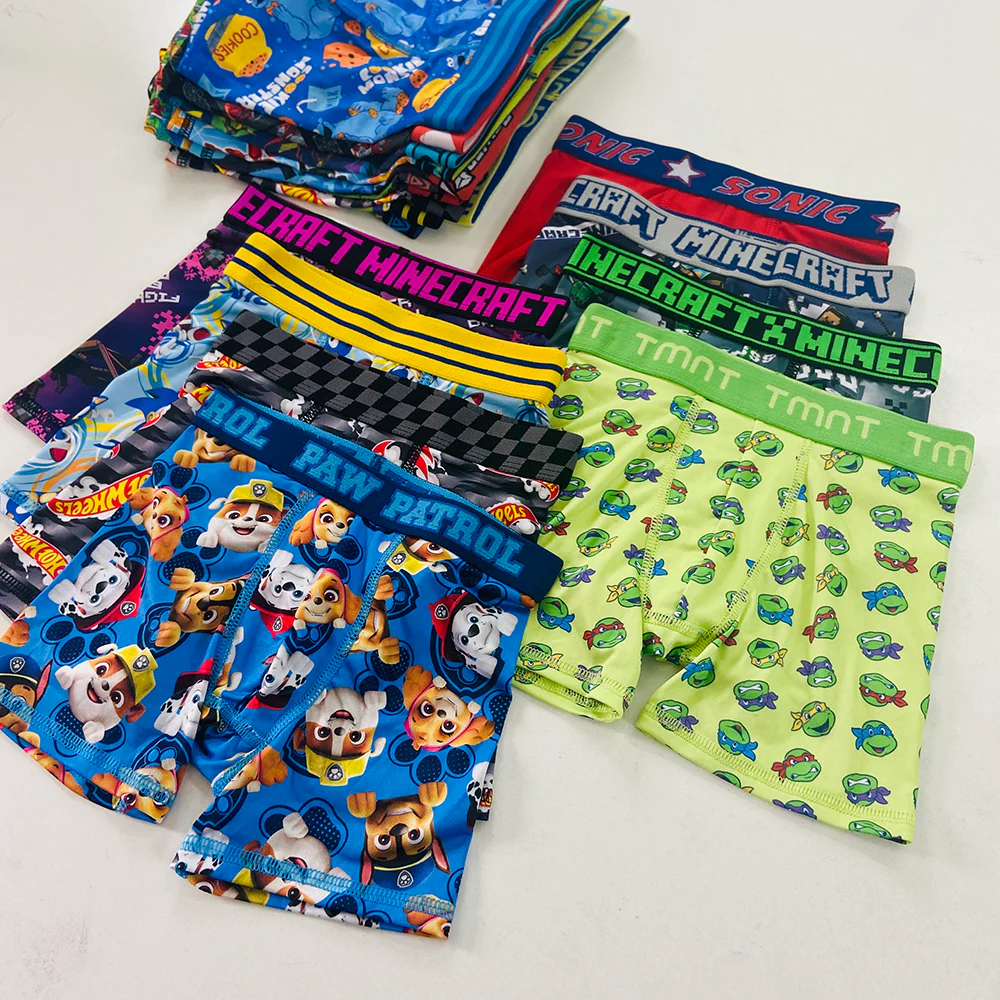 Pack of 5 Boys Printed Boxer Brief Underwear - Image 6