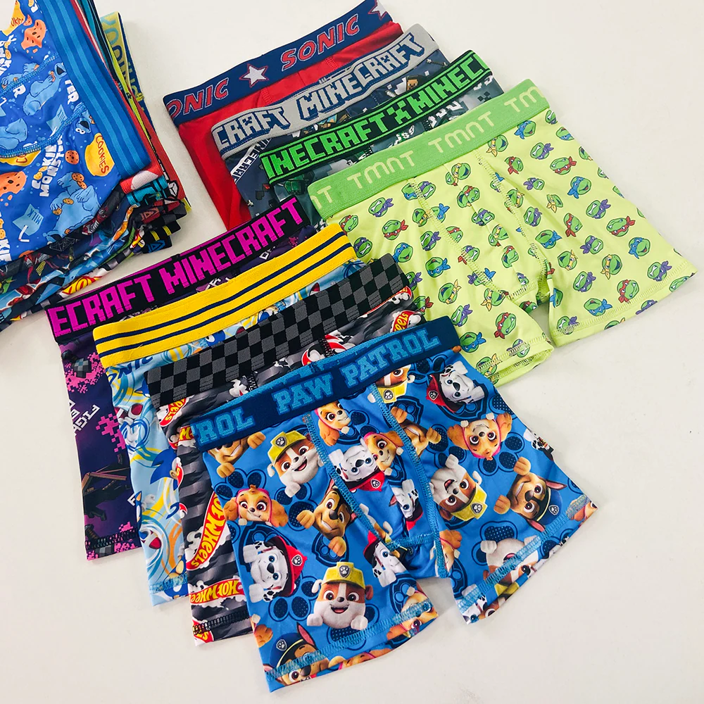 Pack of 5 Boys Printed Boxer Brief Underwear - Image 8