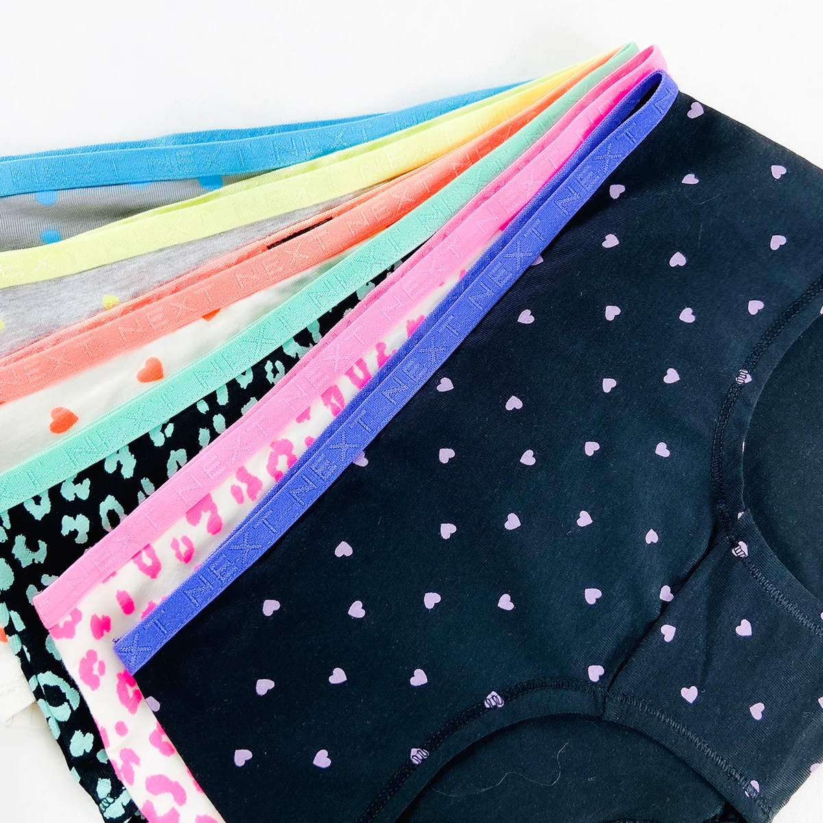 Pack of 5 Girls Cotton Printed Brief Panty Underwear - Image 3