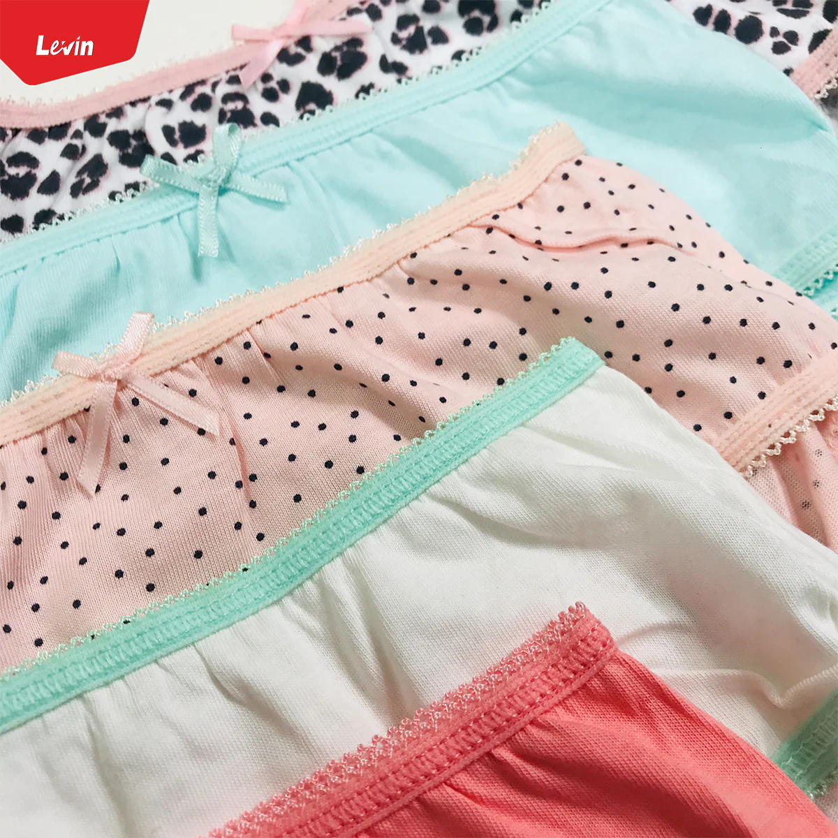 Pack of 5 Assorted Combo Teen Girls Cotton Underwear Panties Briefs - Image 13