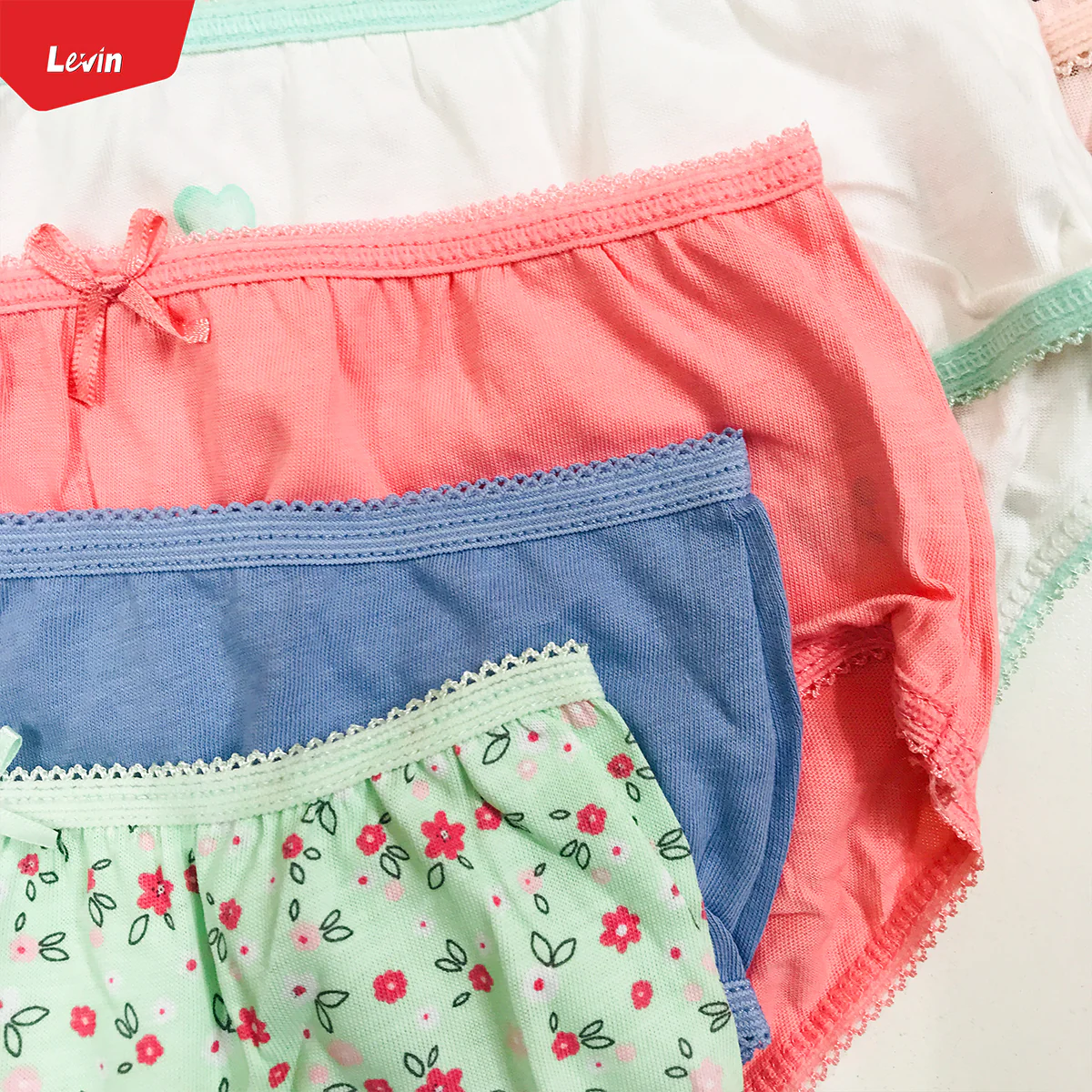 Pack of 5 Assorted Combo Teen Girls Cotton Underwear Panties Briefs - Image 14
