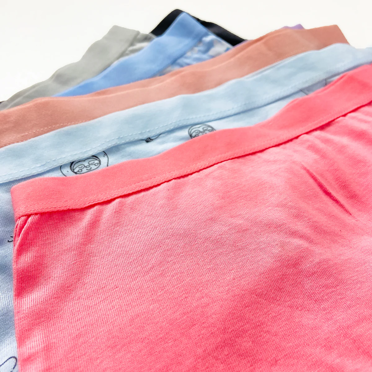 Pack of 5 Girls Premium Soft Cotton Full Coverage Boxer shorts - Image 11