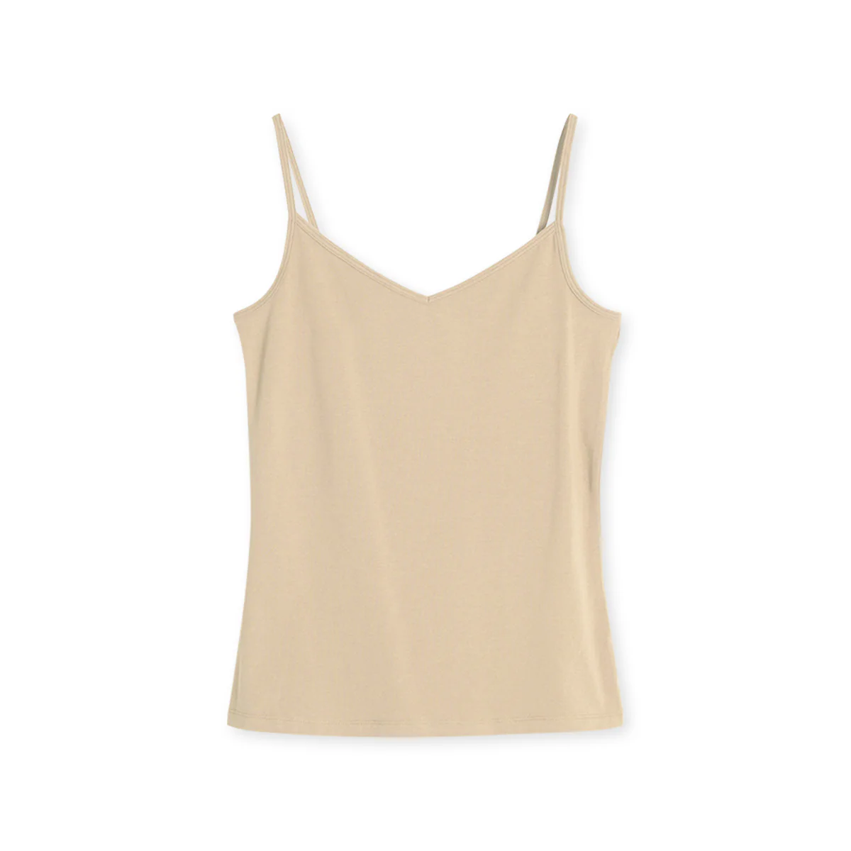 Ladies Basic Camisole V-Neck Cotton Tank Top - Image 20