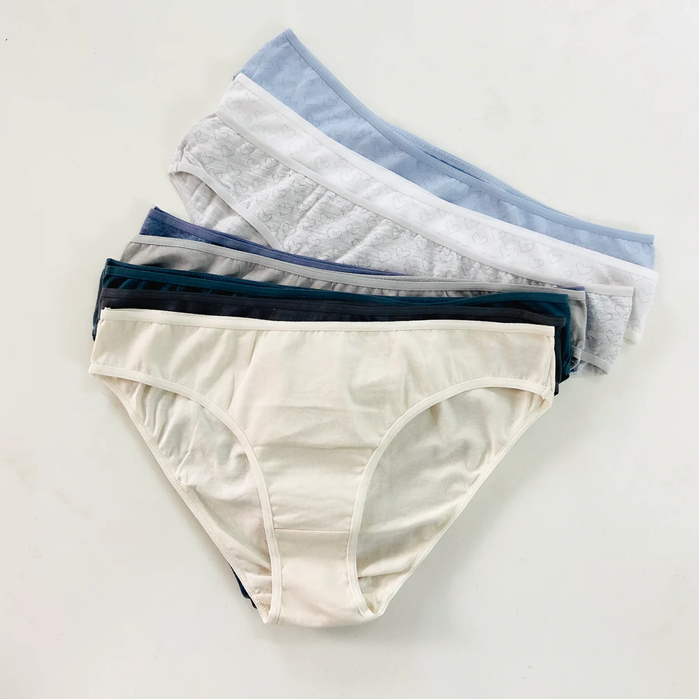 Pack of 5 Ladies Half Back Coverage Cotton Brief Panty - Image 15