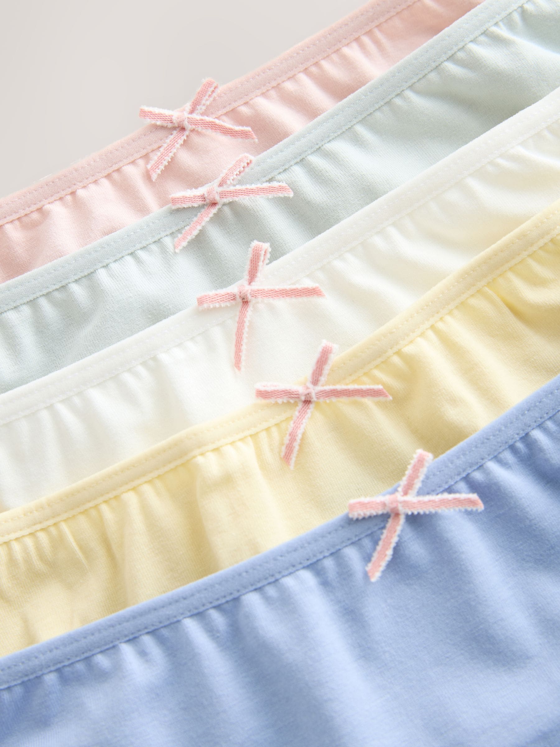 Pack of 5 Teen Girls Soft Jersey Cotton Printed Briefs Panties - Image 4