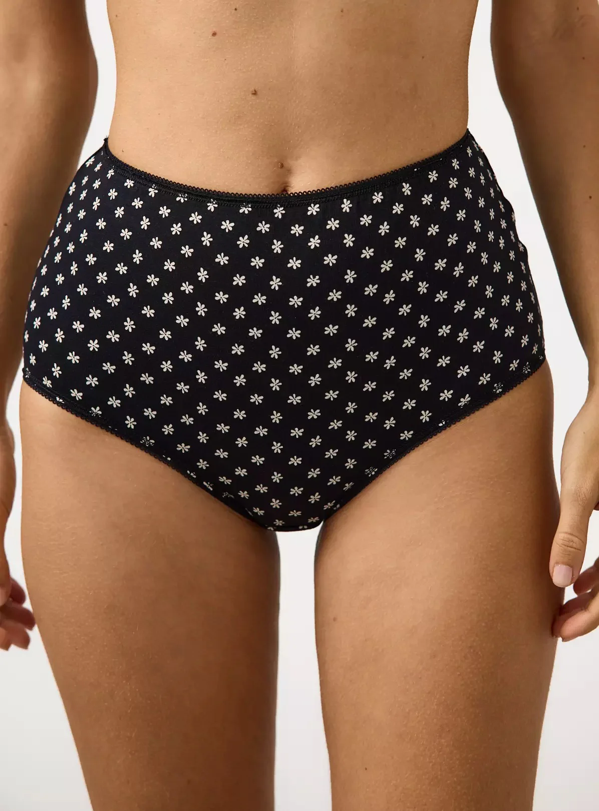 Pack of 5 Womens Assorted High Waisted Full Back Cover Cotton Panties - Image 6