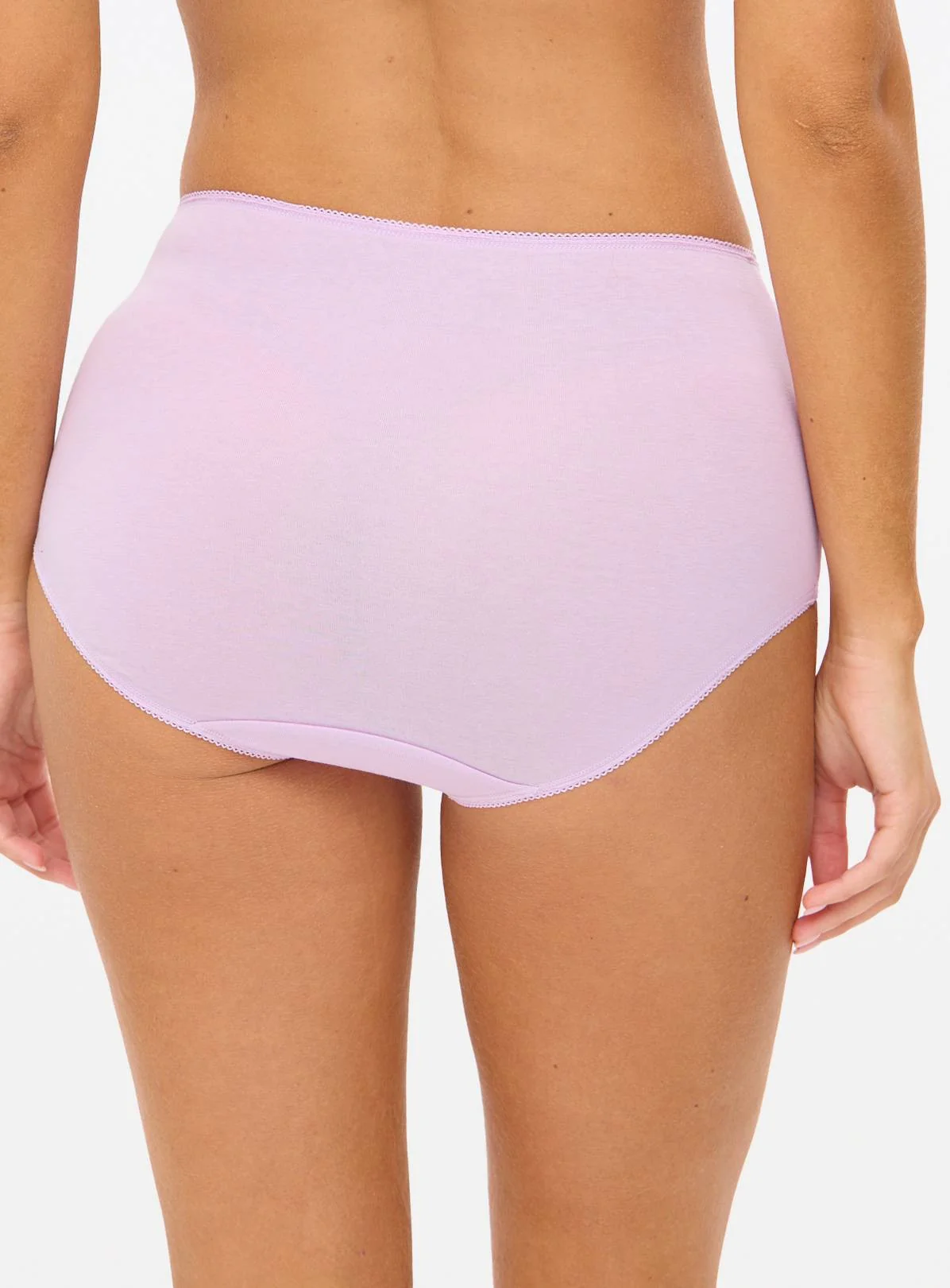 Pack of 5 Womens Assorted High Waisted Full Back Cover Cotton Panties - Image 7
