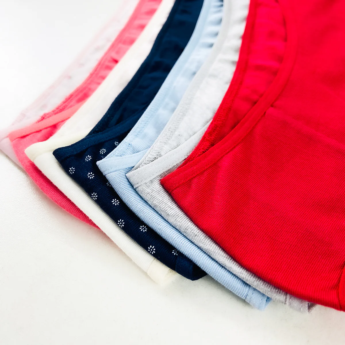 Pack of 5 Womens High Leg Cotton Briefs - Image 16