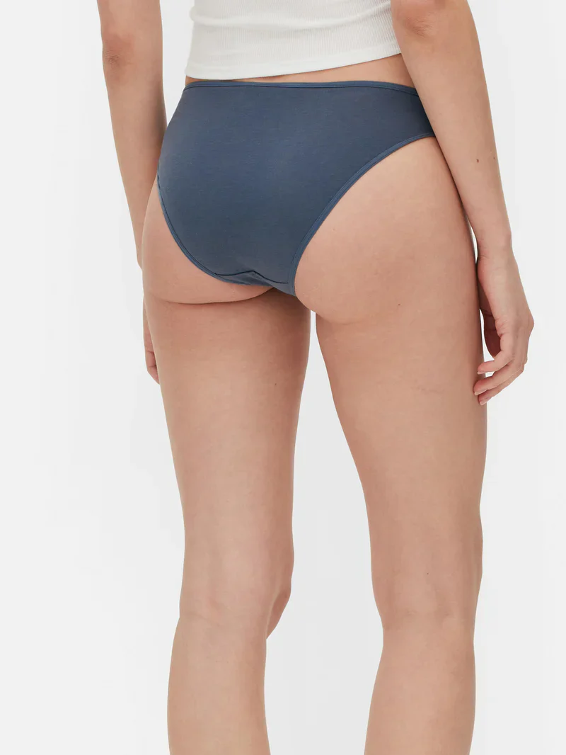 Pack of 5 Womens High Leg Cotton Briefs - Image 23
