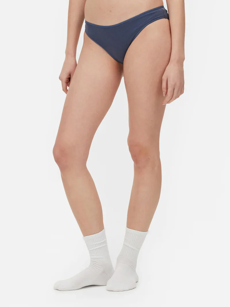 Pack of 5 Womens High Leg Cotton Briefs - Image 24