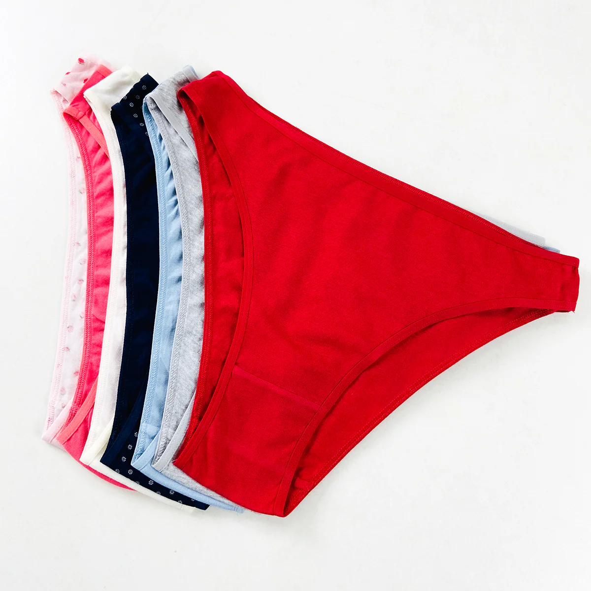 Pack of 5 Womens High Leg Cotton Briefs - Image 4
