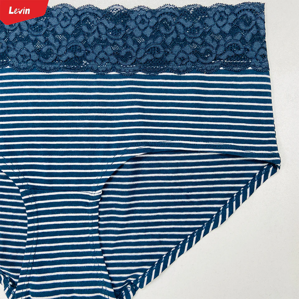 Pack of 5 Womens Mid Waist Hipster Lace Brief Panty - Image 6