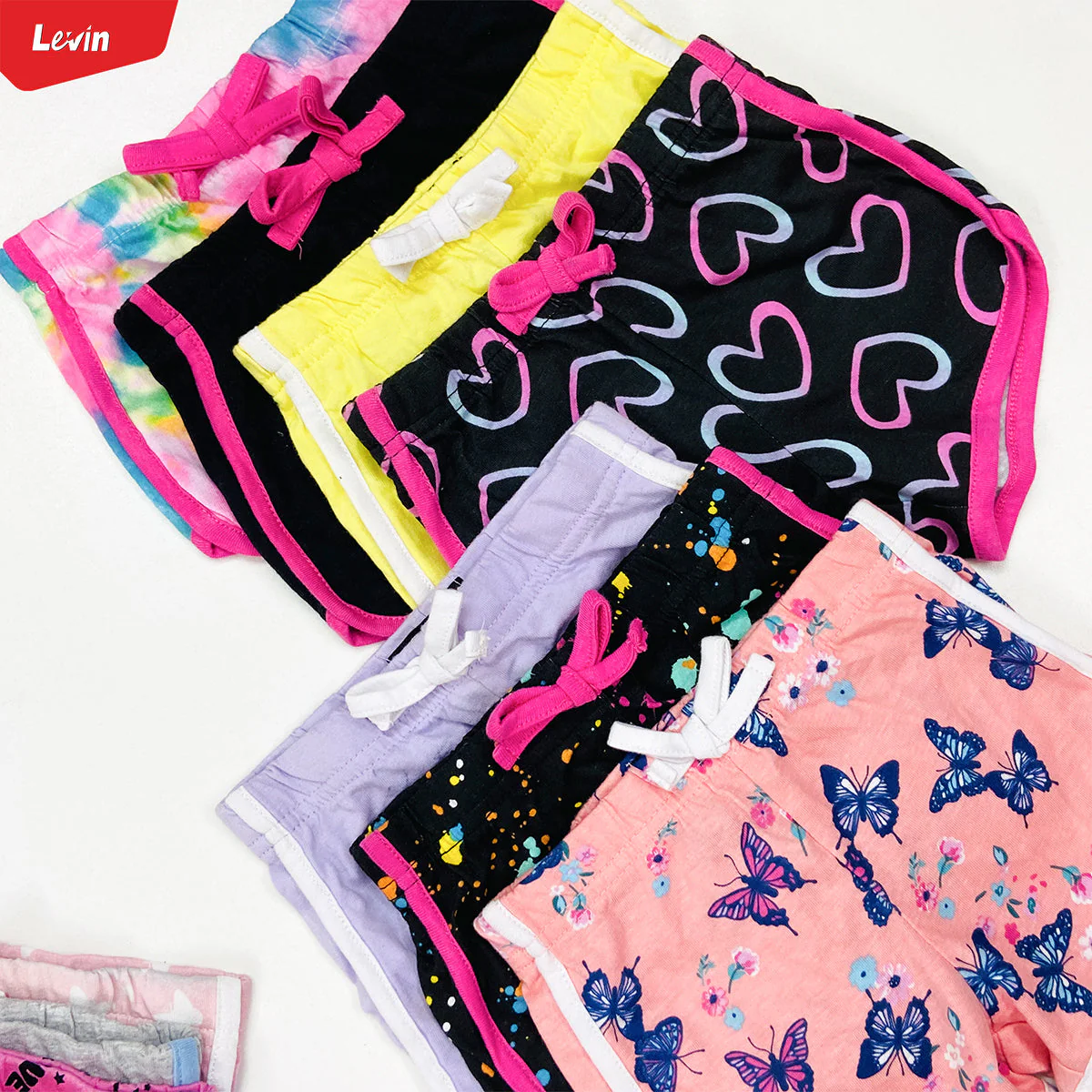 Teen Girls Multicolor Cotton Summer Shorts - Image 10