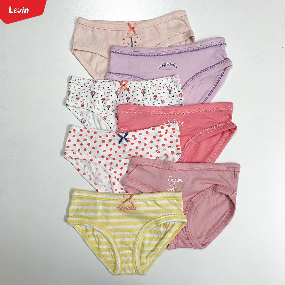 Teen Girls 3 Pack Premium Solid Print Design Cotton Panty - Image 5