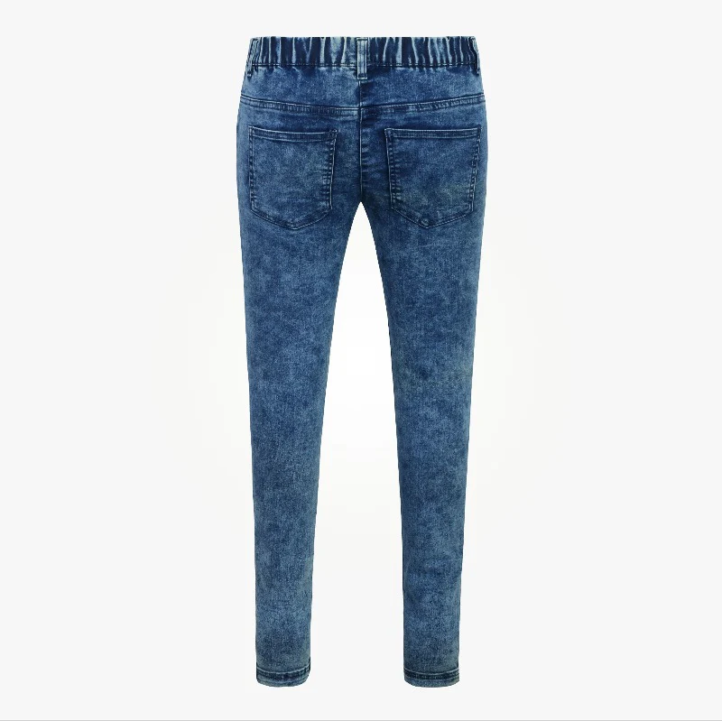 Teen Girls High Waist Slim Fit Stretchy Denim Jegging Pants Trousers 9-15 Years - Image 6