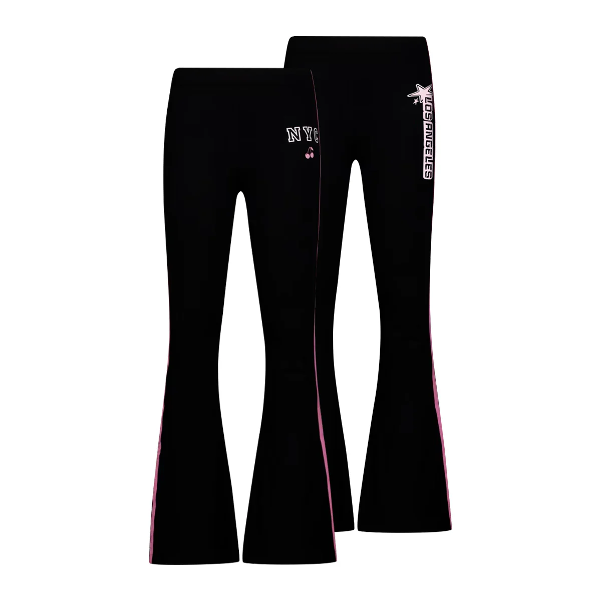 Teen Girls High Waist Soft Cotton Flared Leggings