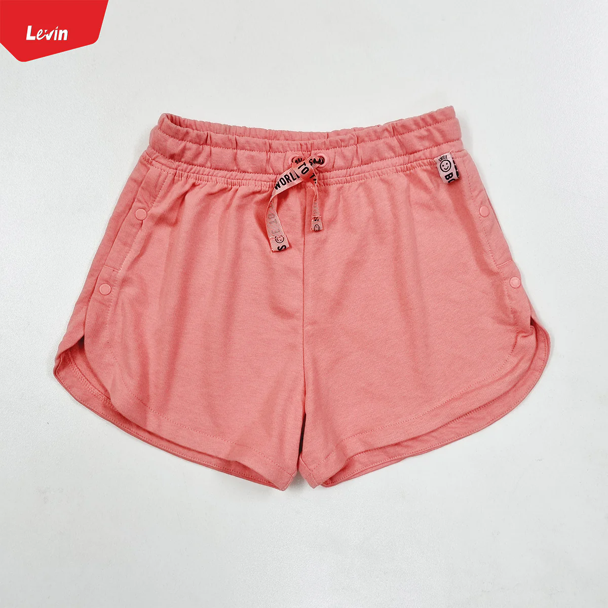 Teen Girls Side Button terry cotton short pant - Image 8