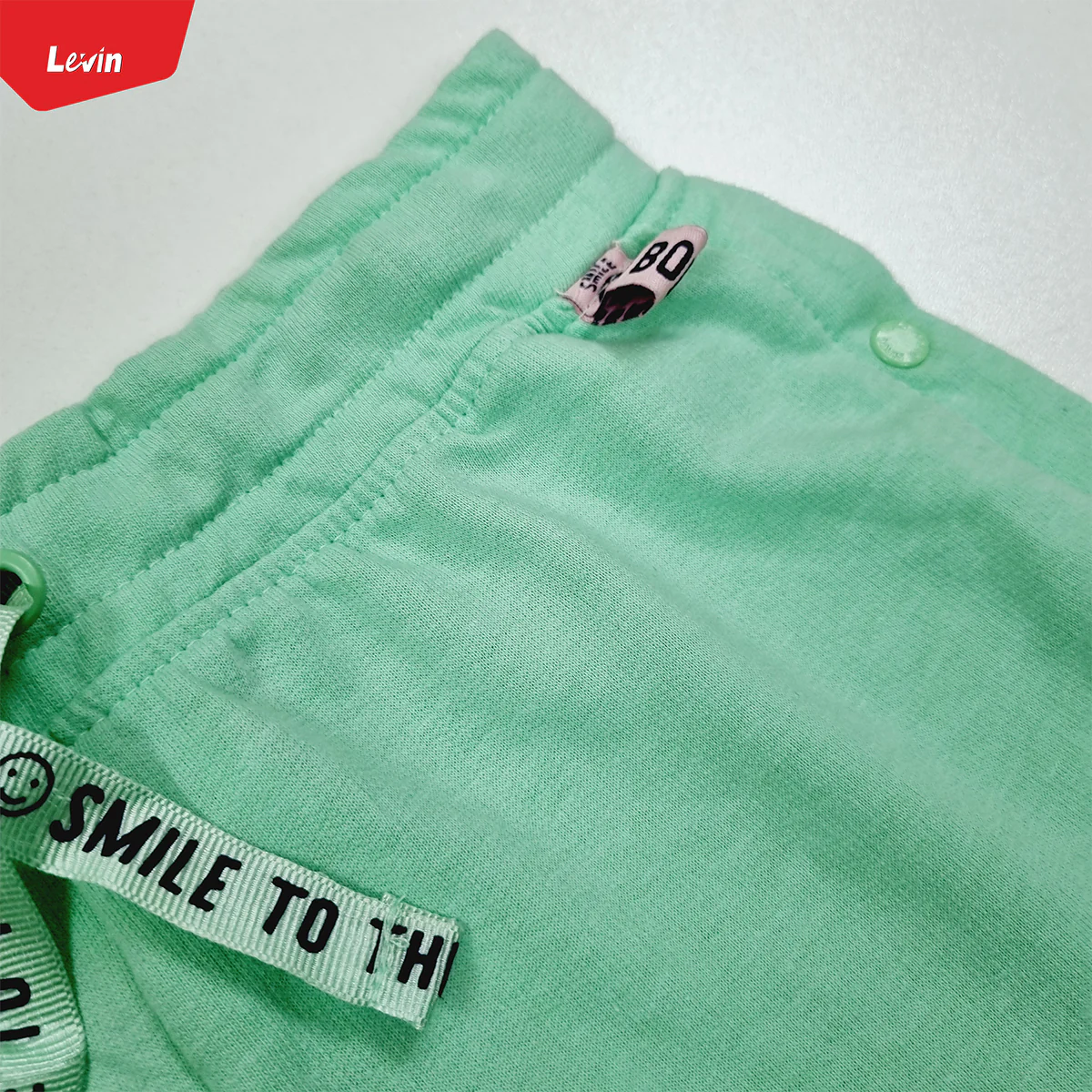 Teen Girls Side Button terry cotton short pant - Image 3