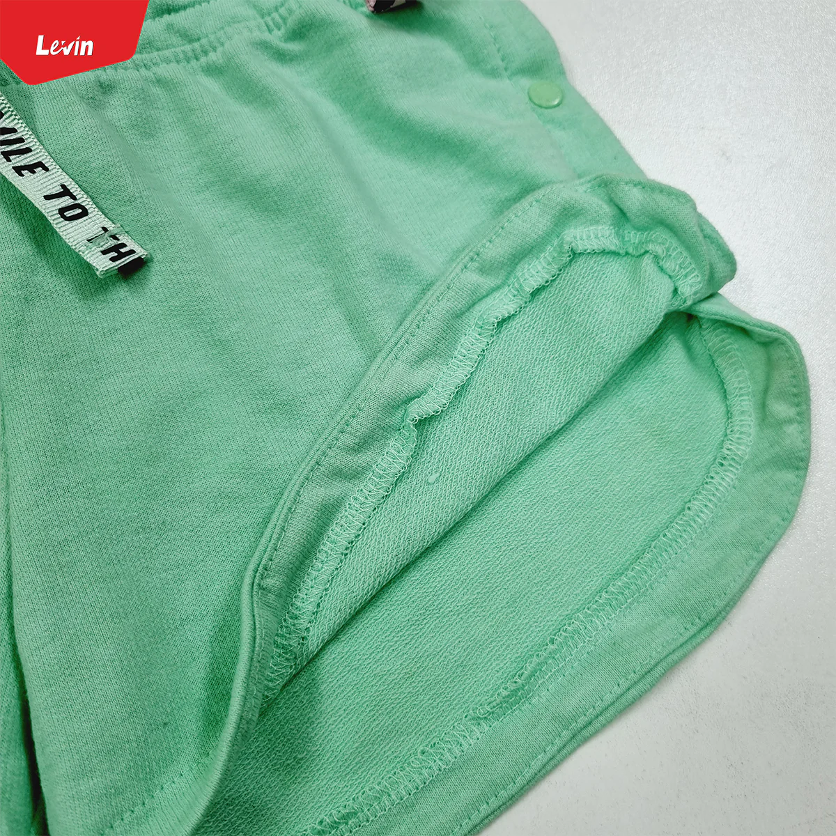 Teen Girls Side Button terry cotton short pant - Image 9