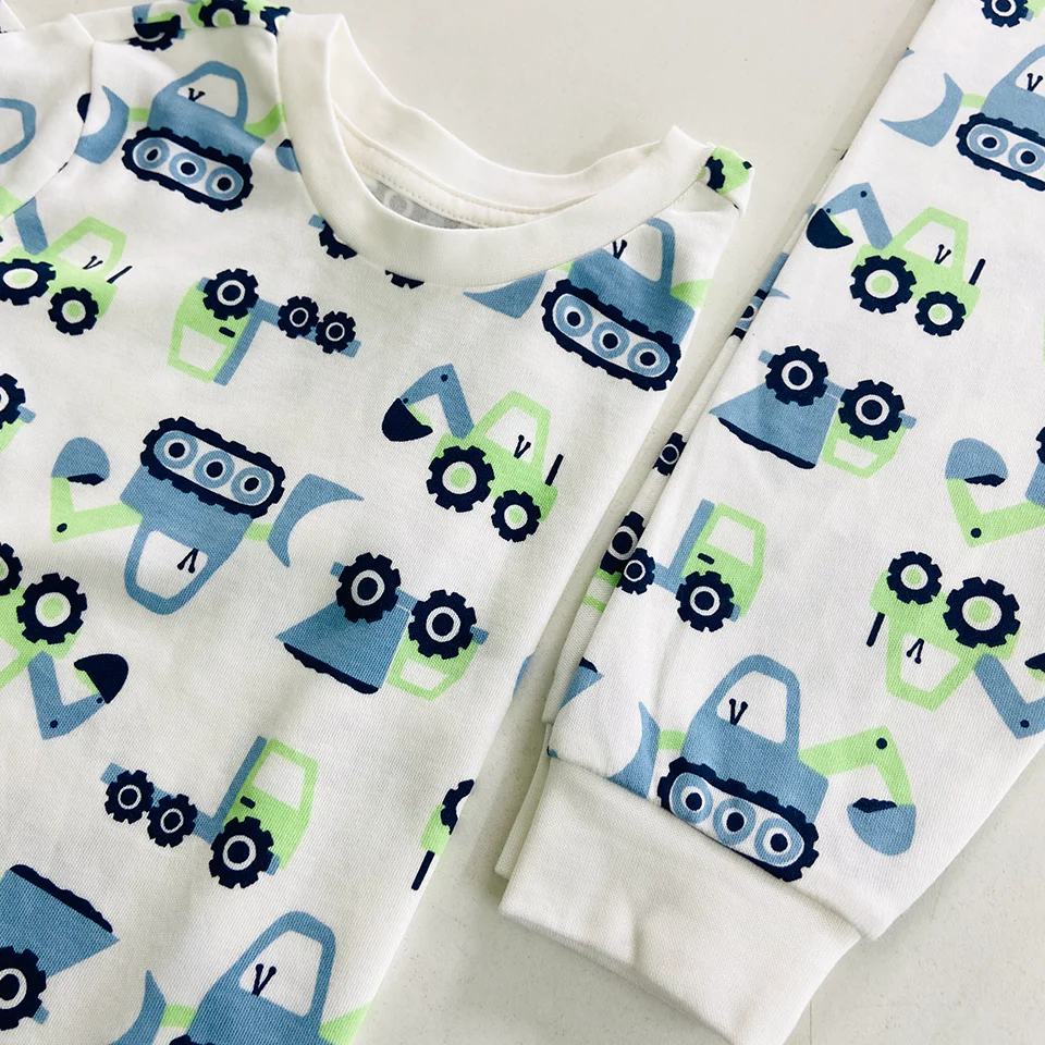 Toddler Baby 2 pcs Long Sleeve Pajama Set - Image 16