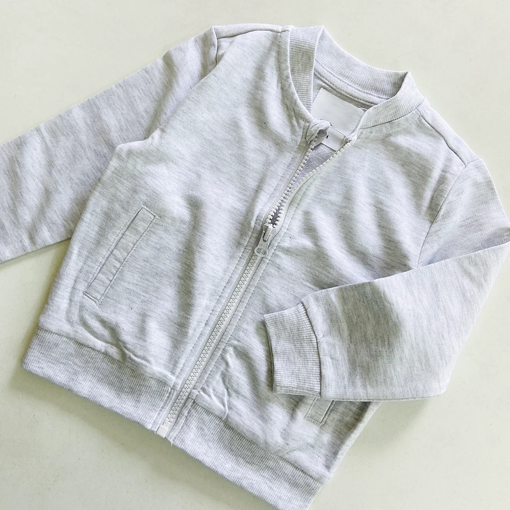 Toddler Baby Long Sleeve Bomber Sweatshirt - Image 9