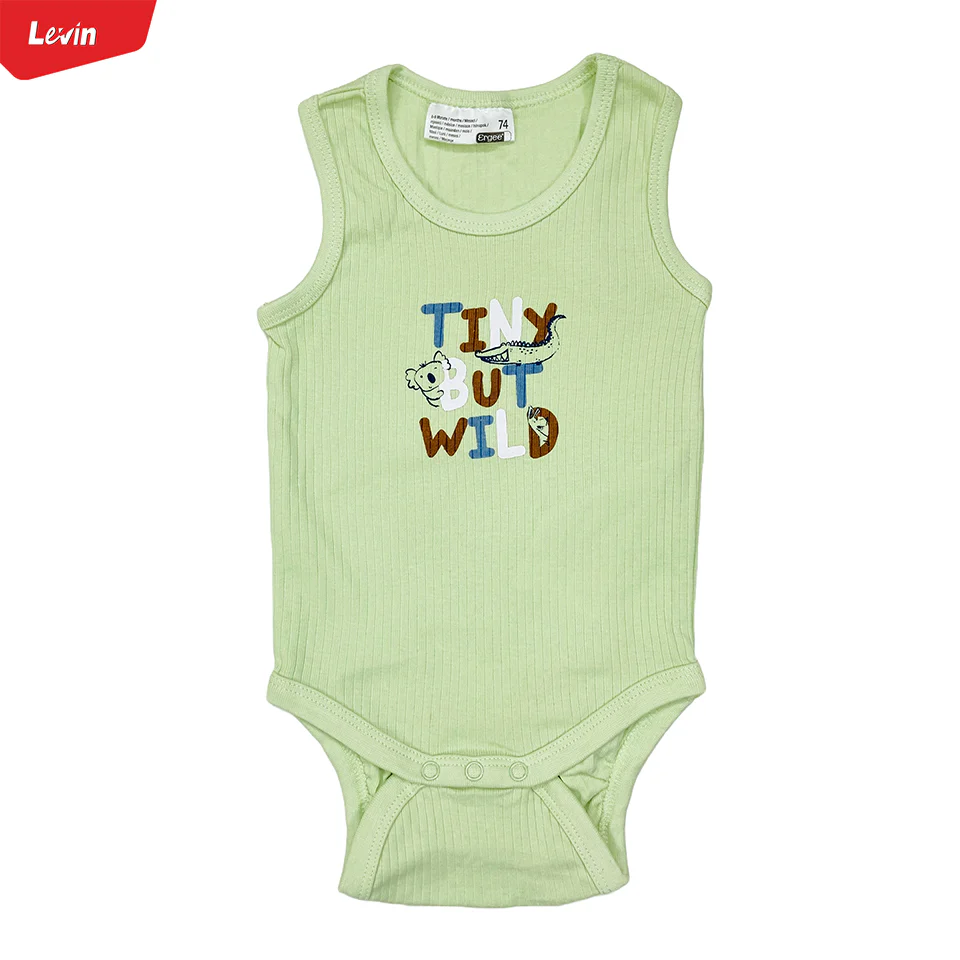 Toddler Baby Ribbed Sleeveless Cotton Romper - Image 11