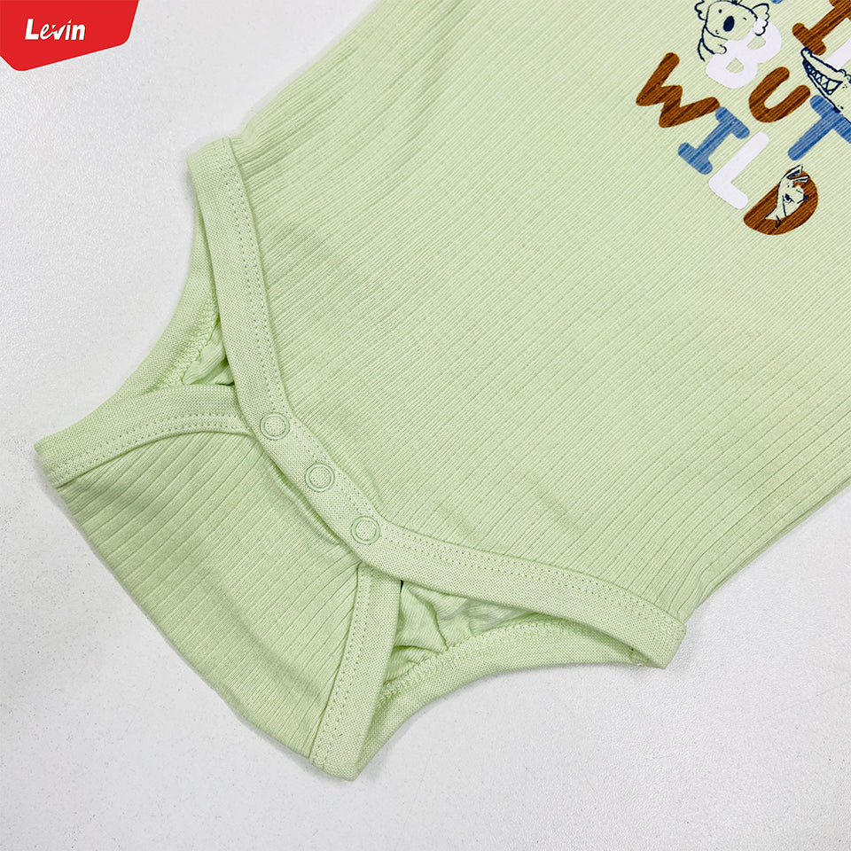 Toddler Baby Ribbed Sleeveless Cotton Romper - Image 12