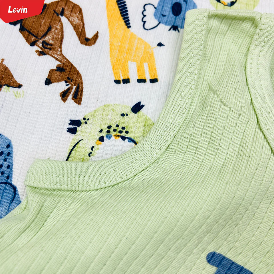 Toddler Baby Ribbed Sleeveless Cotton Romper - Image 13
