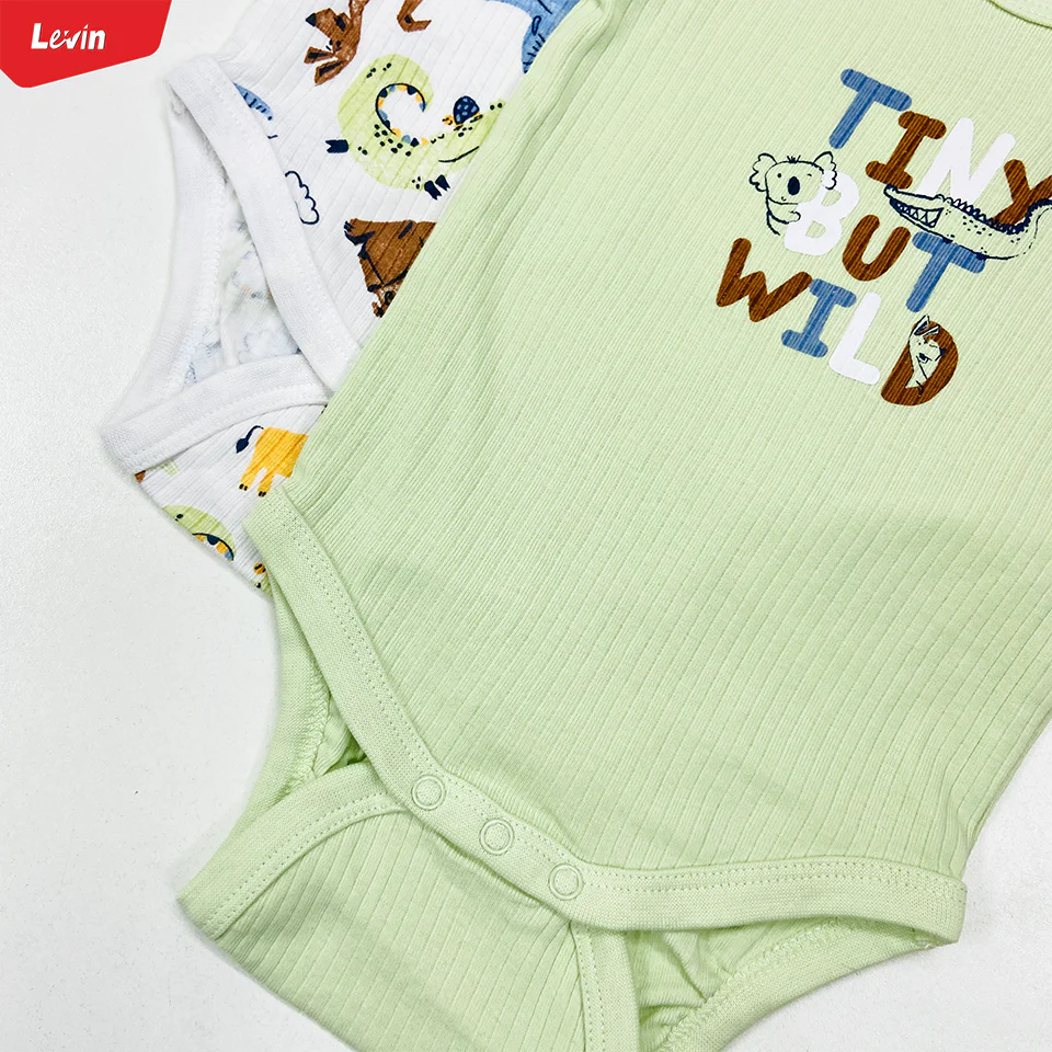 Toddler Baby Ribbed Sleeveless Cotton Romper - Image 14