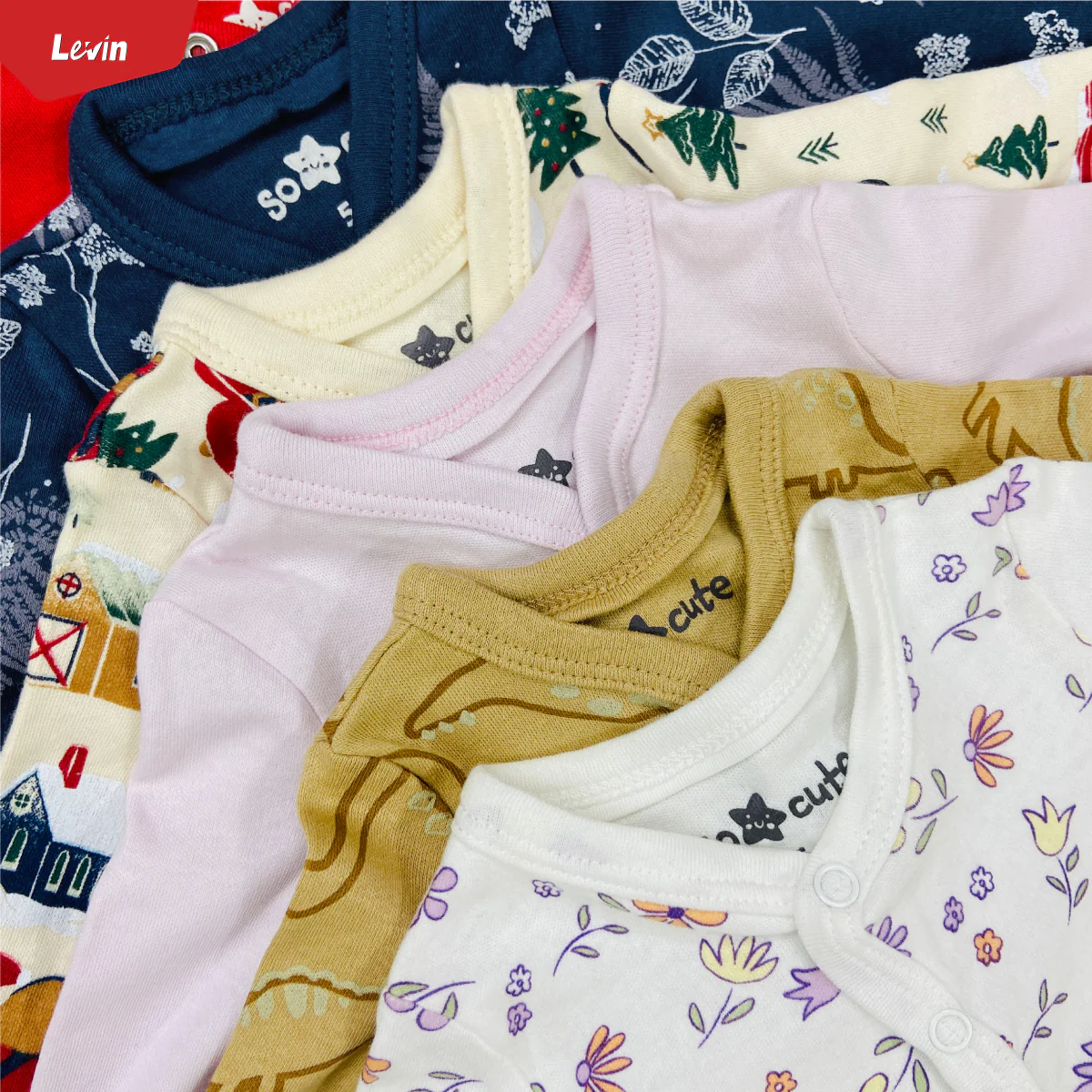 Toddler Baby Unisex Full Sleeve Cotton Full Body Romper - Image 28