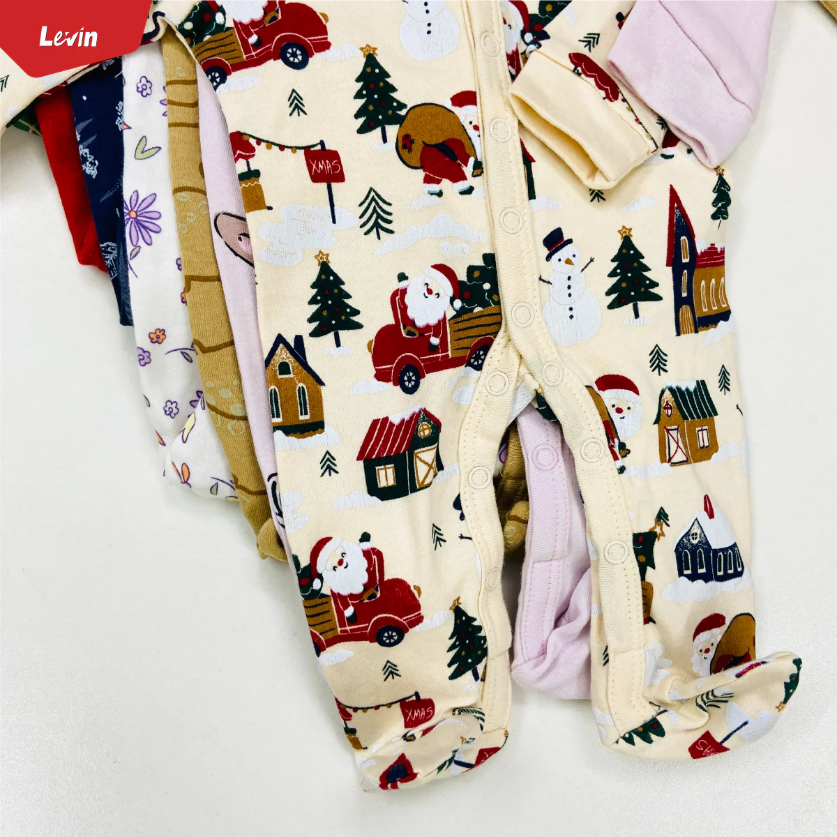 Toddler Baby Unisex Full Sleeve Cotton Full Body Romper - Image 6