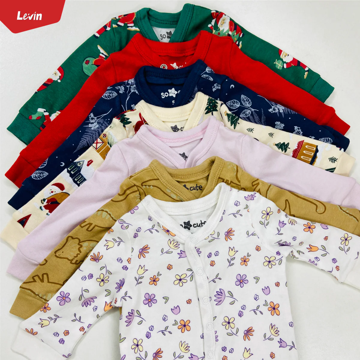 Toddler Baby Unisex Full Sleeve Cotton Full Body Romper - Image 7