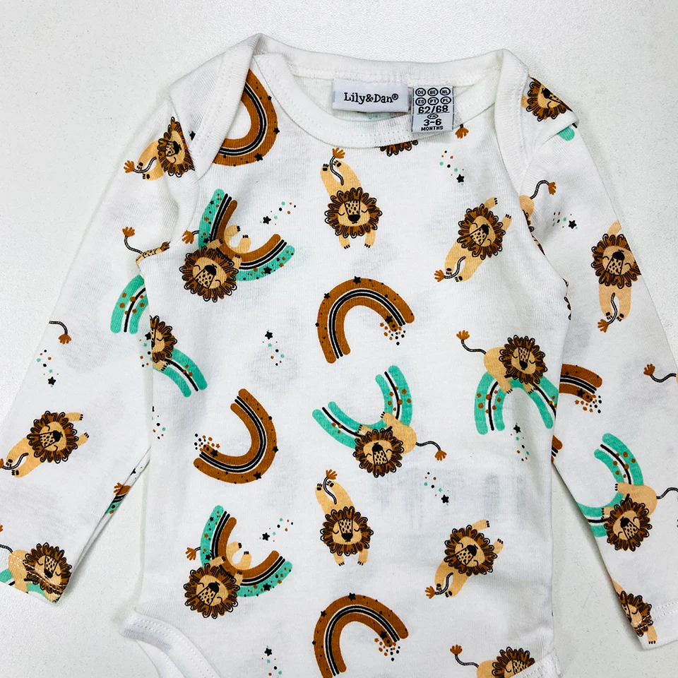 Toddler Baby Unisex Organic Cotton Full Sleeve Romper - Image 11