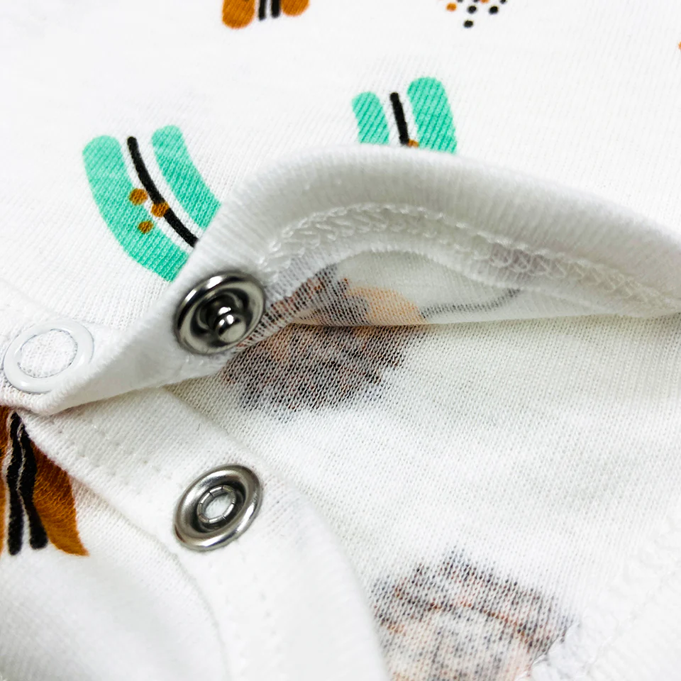 Toddler Baby Unisex Organic Cotton Full Sleeve Romper - Image 4