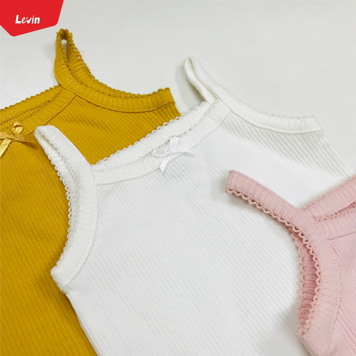 Toddler Kids Multicolor 3 - 24 Month Organic Cotton Sleeveless Rompers - Image 4