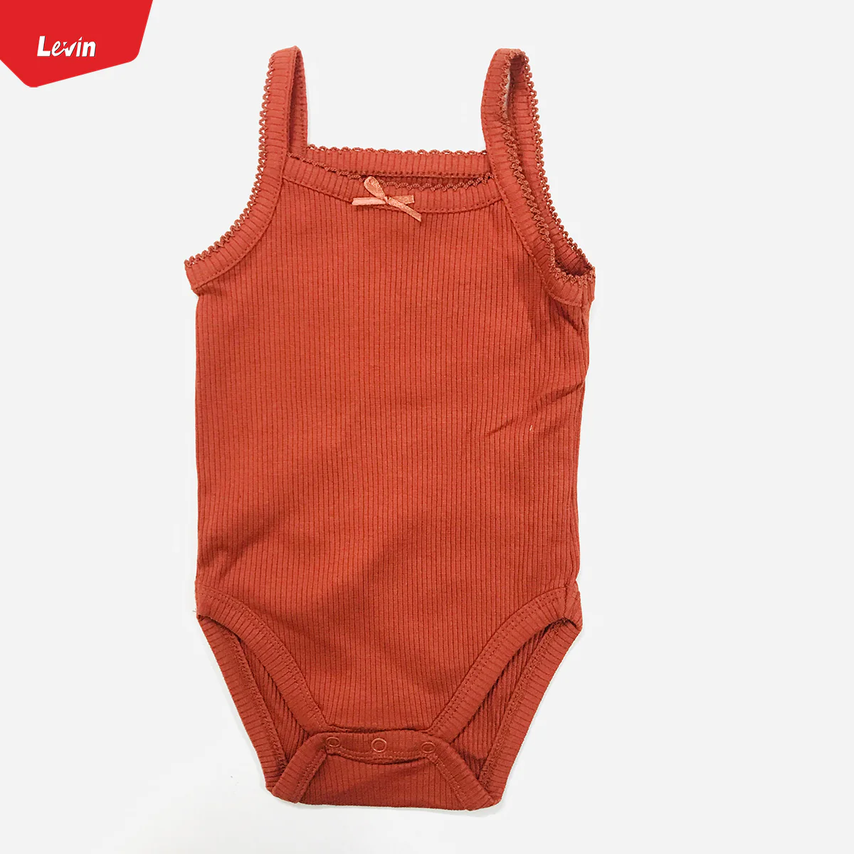 Toddler Kids Multicolor 3 - 24 Month Organic Cotton Sleeveless Rompers - Image 9