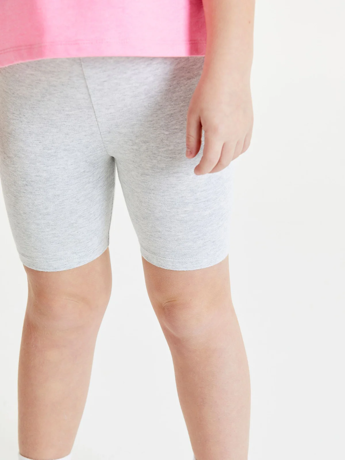 Toddlers and Young Girls Cotton‑Rich Soft & Stretchy Long Cycle Shorts - Image 9