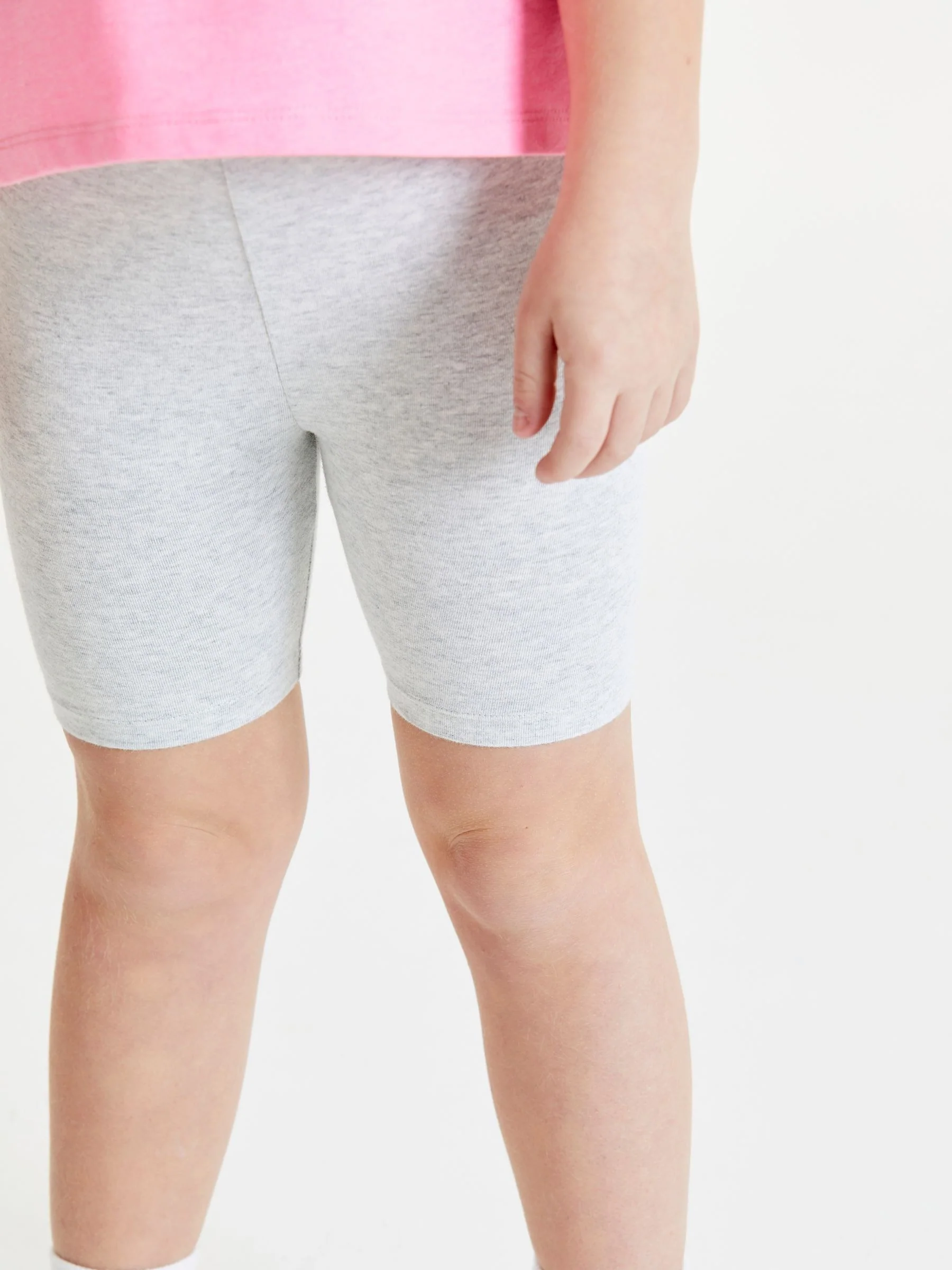 Pack of 3 Toddlers and Young Girls Cotton Cycle Shorts - Image 16