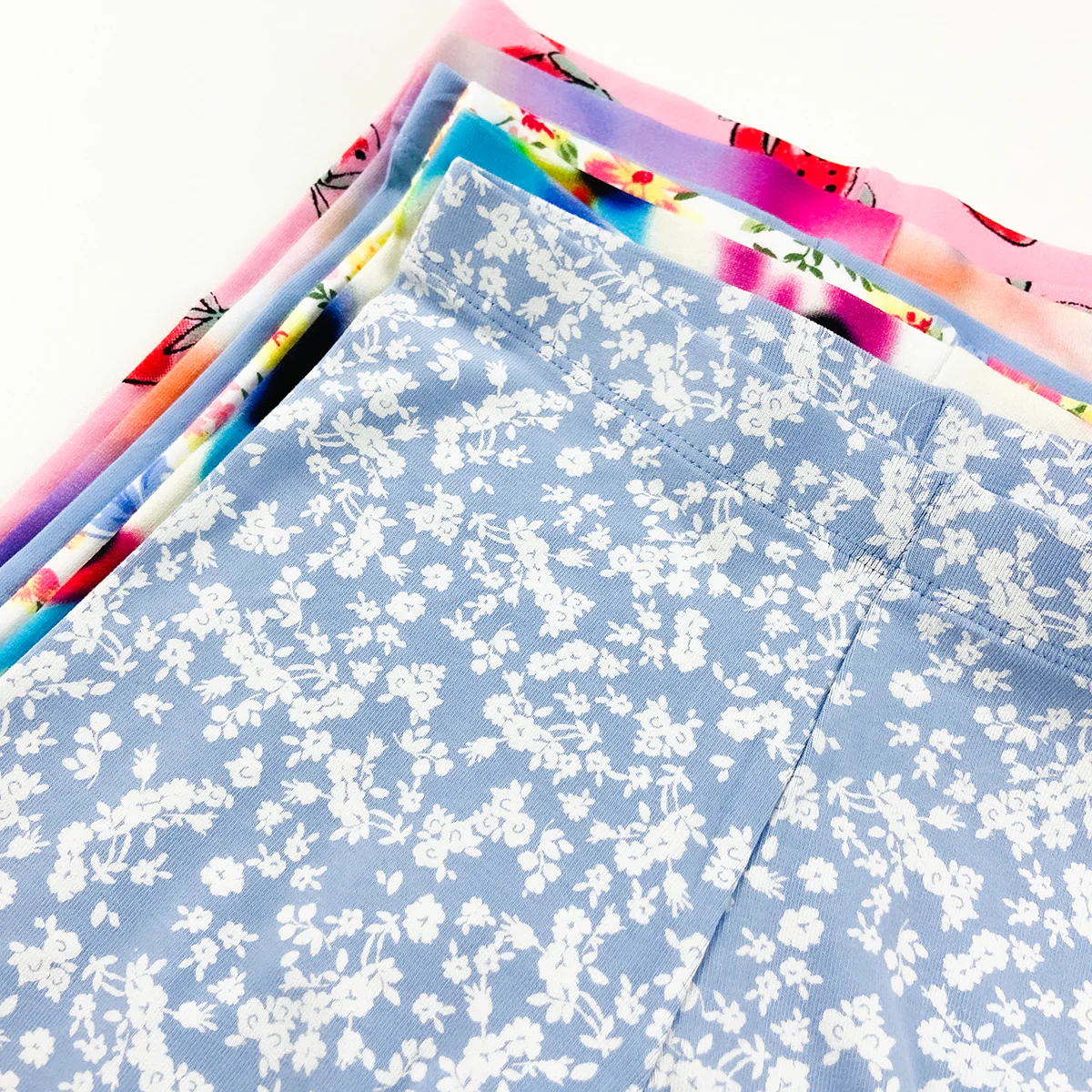 Pack of 3 Toddlers and Young Girls Cotton Cycle Shorts - Image 22