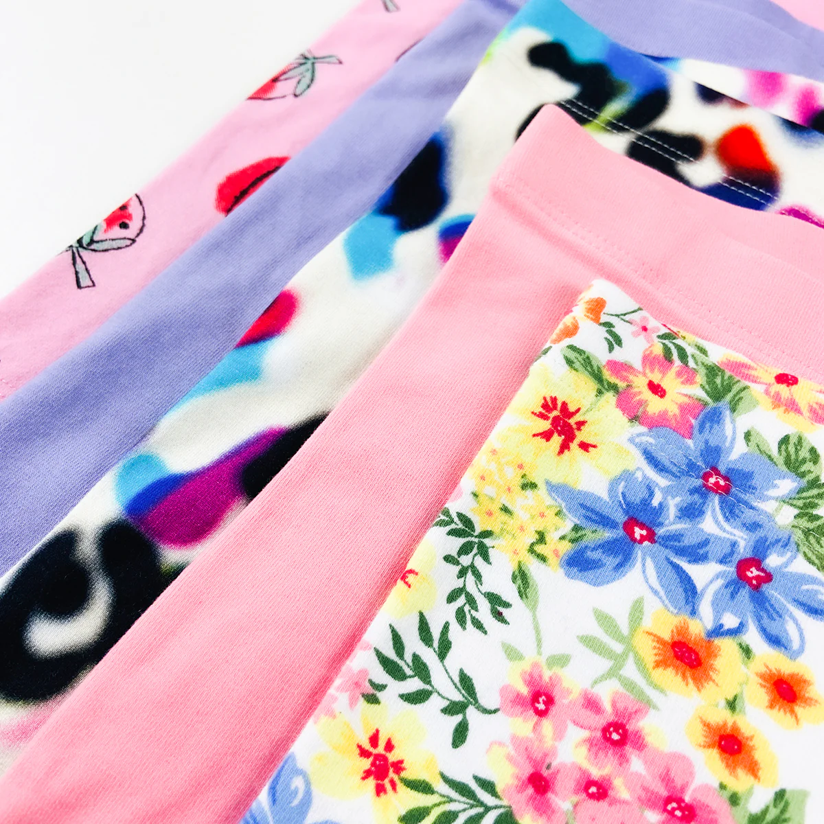 Pack of 3 Toddlers and Young Girls Cotton Cycle Shorts - Image 29