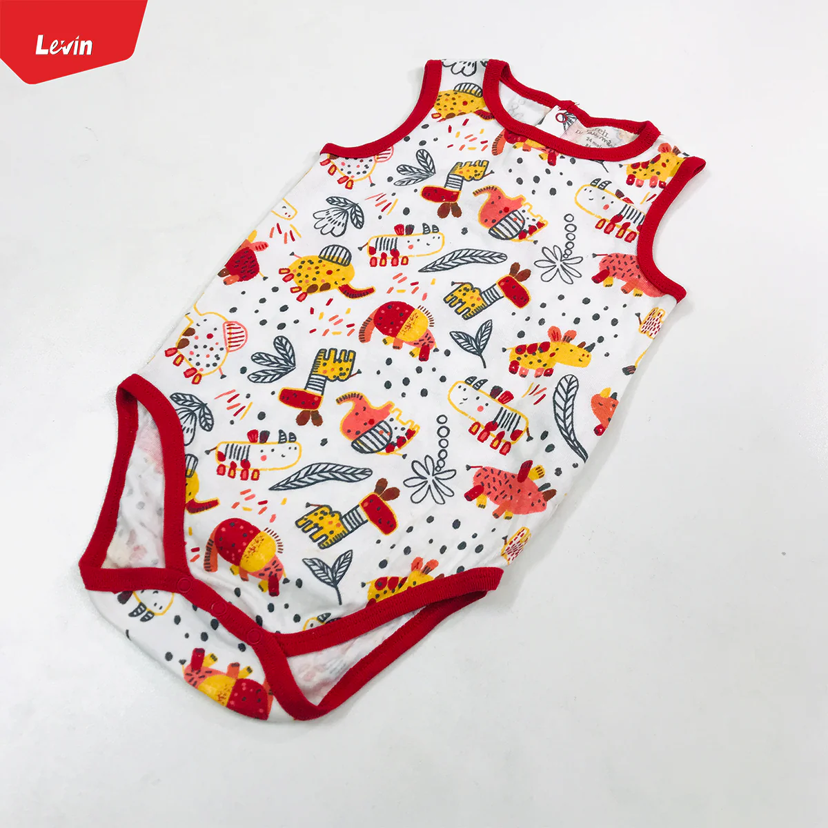 Unisex Baby Organic Cotton Sleeveless Camisole Romper - Image 11