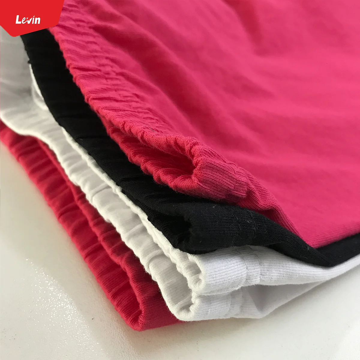 Women’s Cotton Blend Mid Waist Lace Trim Stretch Sports Bike Shorts - Image 6