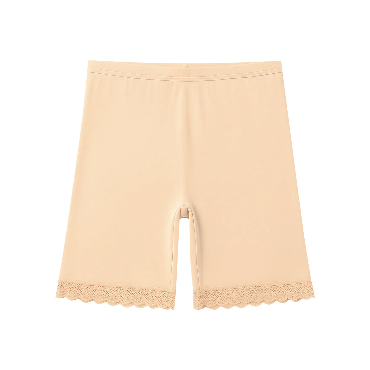 Women’s Cotton Mid Waist Lace Trim Stretch Shorts - Image 19